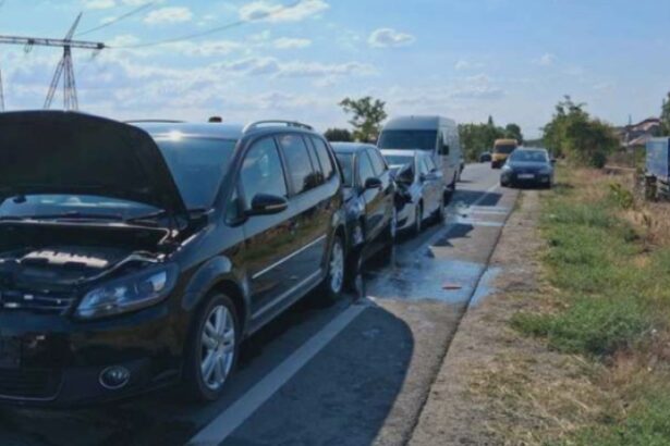 accident grav cu sase masini pe dn6 in giurgiu patru persoane au fost transportate la spital 68a1fd6926918