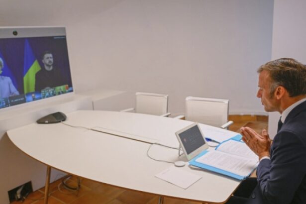 macron exista un singur agresor rusia o putere imperialista si revizionista anuntul facut la finalul sedintei aliatilor ucrainei 68a20be7956fc