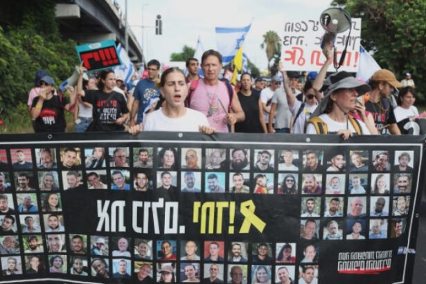 proteste in israel manifestantii cer un acord pentru eliberarea ostaticilor de catre hamas 68a1b39d7f5d8