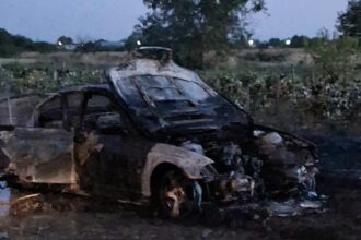 urmarire ca in filme cu politia un tanar fara permis a fost arestat dupa ce masina i a luat foc 68c04828725f9