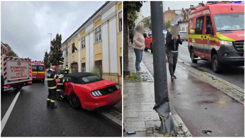accident in cluj napoca copil de 12 ani ranit grav dupa ce a fost lovit de o masina care a intrat pe contrasens si a plonjat pe trotuar 68dd4b9c9427a