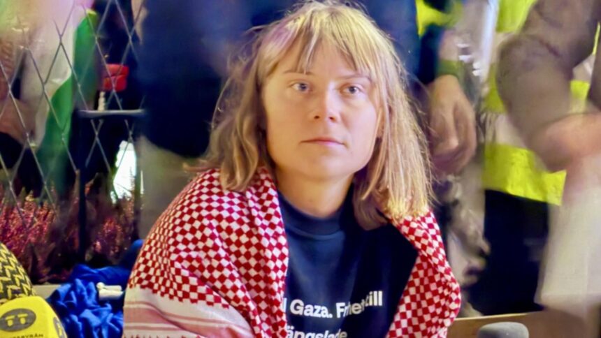 greta thunberg in centrul unui nou scandal foloseste imaginea unui ostatic israelian in sprijinul cauzei palestiniene 68e6b9ee68d06