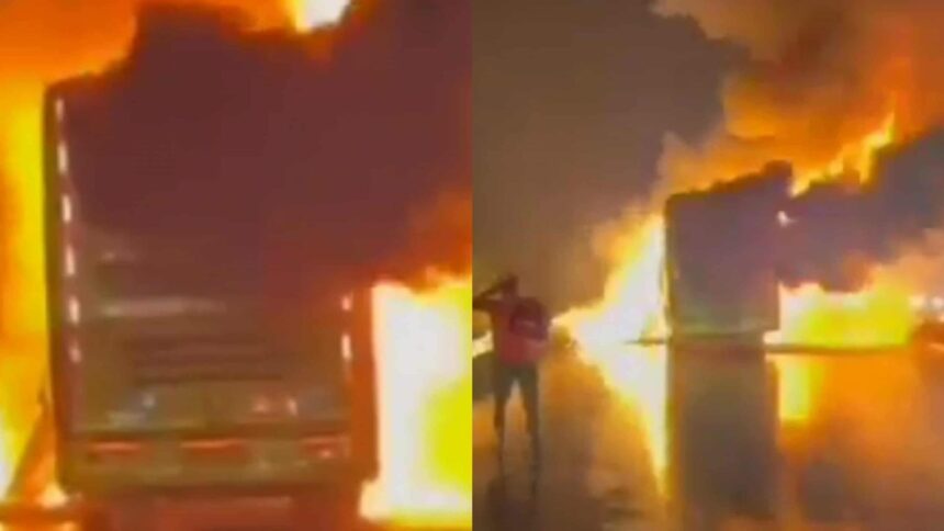 tragedie rutiera in sudul indiei 20 de oameni au murit dupa ce un autocar a luat foc in urma unui accident 68fbbf0dc9a6e