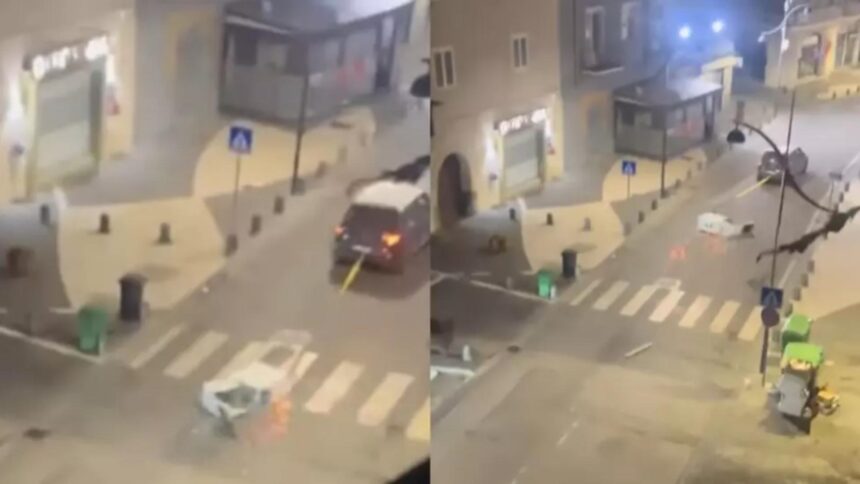 imagini inedite in italia bancomat smuls cu o masina si tarat pe strazi in timpul unui jaf 691ddc027846d