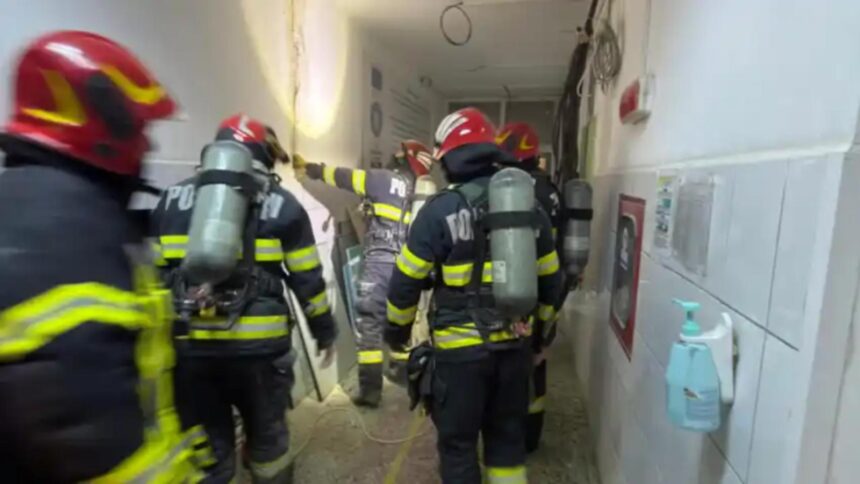 incendiu la spitalul judetean resita a fost activat planul rosu de interventie 6928628d6b153