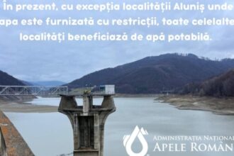 alimentarea cu apa potabila a fost reluata in aproape toate localitatile din prahova afectate de situatia de la barajul paltinu 69443809ae96f