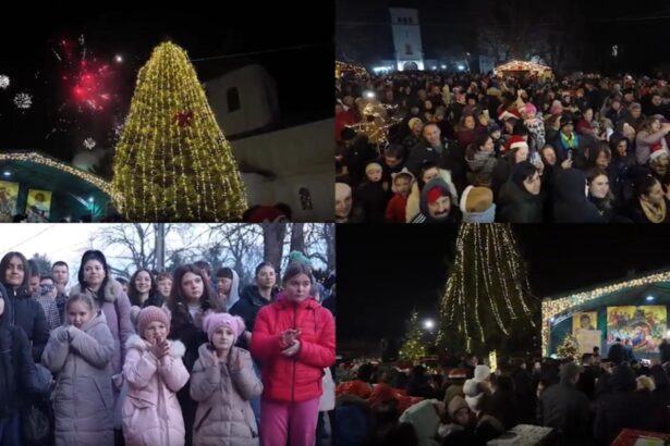 bucurie si emotie in curtea episcopiei husilor scrisori de craciun transformate in daruri pentru copii sarmani video 694657c18f1ad