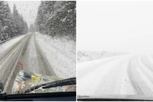 ninsoare abundenta in zona de munte a judetului maramures drumarii au intervenit pe mai multe sectoare de drum 69539b6feb1a3