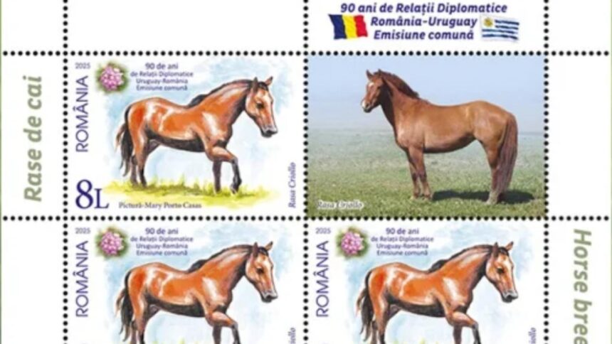 romania si uruguay au marcat sarbatorirea a 90 de ani de relatii diplomatice prin lansarea unei emisiuni filatelice comune 6934541a53446