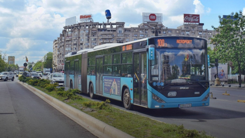 transportul public din zona aeroportului otopeni va fi reorganizat incepand de luni autobuzele 100 si 442 vor circula pe o artera noua 693695b481325
