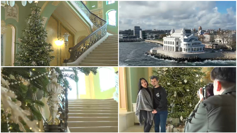 video spiritul craciunului a ajuns si in cazinoul din constanta cum arata decorul de sarbatoare are un iz regal 693e4569df148