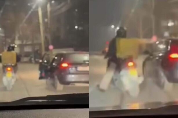 incident socant in trafic curier strain tinta unui atac periculos din partea unui sofer romanul a vrut sa l calce cu masina 6973aa0dee2f8