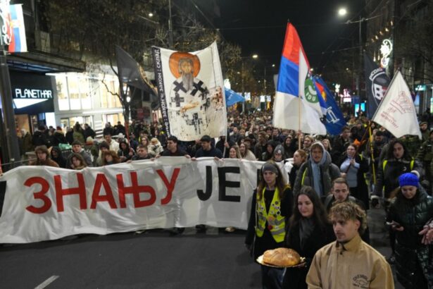 mii de studenti au iesit in strada la belgrad pentru a apara dreptul la educatie si autonomia universitara video 697916fde8c04