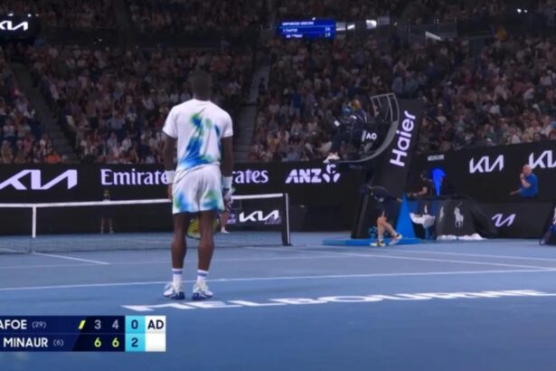 momente de panica la australian open partida suspendata brusc dupa ce un fan s a prabusit in tribune 6973542cd2cf9