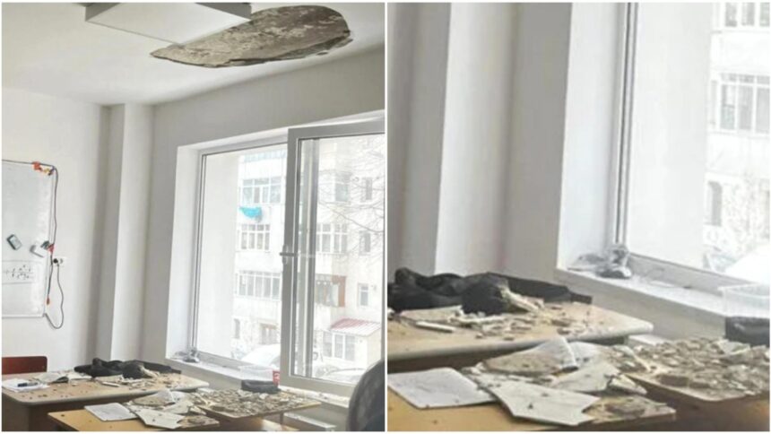 panica intr o scoala din botosani tavan prabusit chiar in timpul orelor de curs unitatea de invatamant renovata recent prin pnrr 69677d3b77e8e