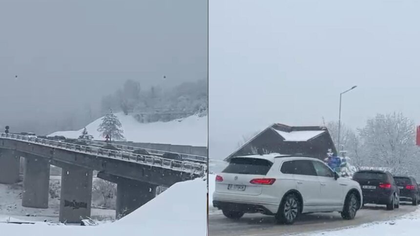trafic infernal in conditii de iarna grea pe valea prahovei s au format coloane kilometrice foto video 695ba9e6a27a9