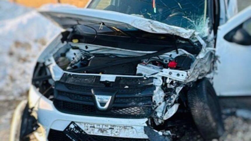 accident grav intre un camion si un autoturism in giurgiu o femeie a ajuns la spital 699f0ac30b968