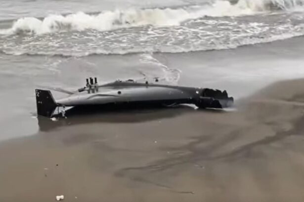 alerta la marea neagra o drona ruseasca a esuat pe o plaja din turcia 698dcb27ecddc