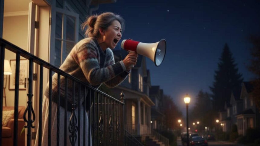 ce a patit o femeie care si a injurat vecinii la megafon in miezul noptii timp de aproape trei ani 6996ee2816e2e