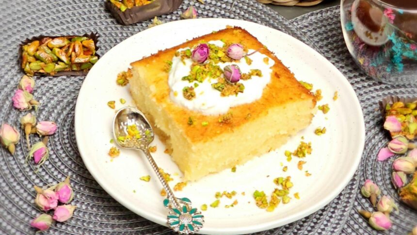 reteta celei mai bune prajituri grecesti revani desertul rapid cu aroma de lamaie 6998431271d78