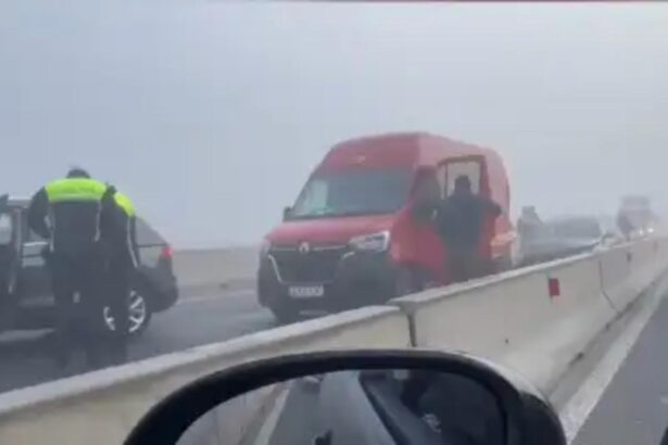 carambol cu 9 masini pe dn3 la iesirea din constanta doua persoane au ajuns la spital foto video 69a7d5e46dfad