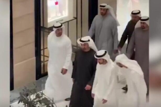 presedintele emiratelor arabe relaxat la cumparaturi plimbare in mall in plin razboi 69a721ac54178