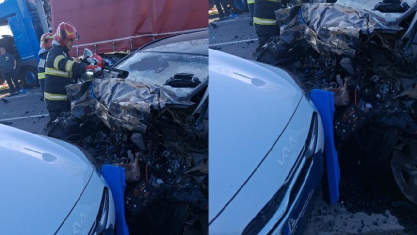 trafic blocat pe dn1 in judetul bihor patru persoane ranite intr un accident in care au fost implicate trei autoturisme si un tir 69a70fbe89e1f