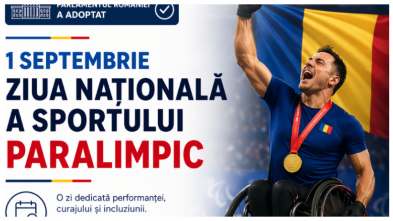 1 septembrie devine ziua nationala a sportului paralimpic legea a fost promulgata de nicusor dan 6a09f1738a96b