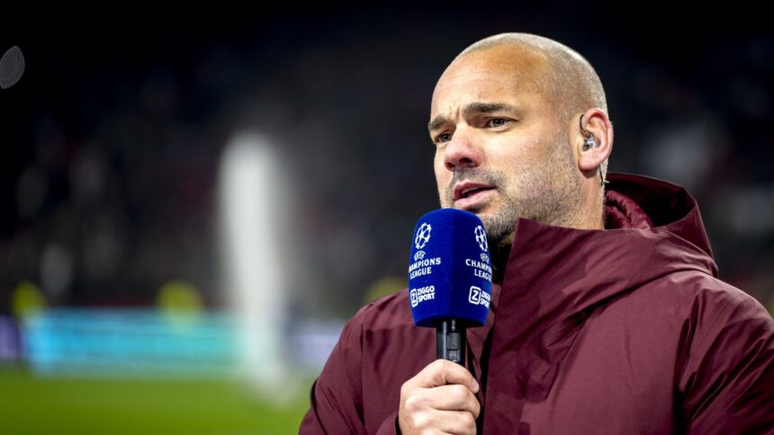 wesley sneijder a rabufnit in timpul semifinalei arsenal atletico uefa trebuie sa intervina 69fa7a48161b9