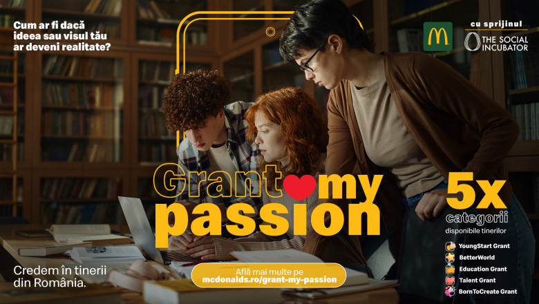 p mcdonalds a dat startul celei de a doua editii grant my passion programul care sustine tinerii sa isi urmeze visurile 6a297391af71c